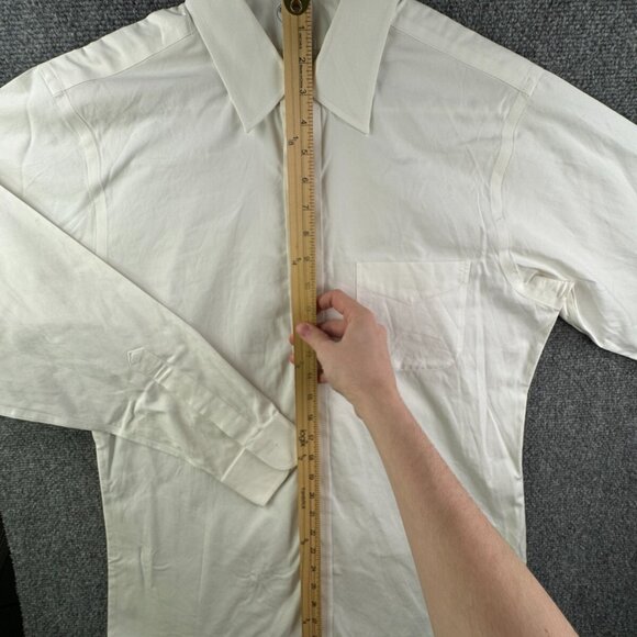 Brooks Brothers Men Non Iron Button Up Shirt Long Sleeve 15.5 34 Slim Fit White - Picture 3 of 16